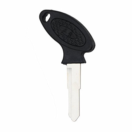 CoCocina Motorcycle Black Uncut Key Blank for Mopeds Chinese Scooter Gy6 Replacement