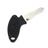 CoCocina Motorcycle Black Uncut Key Blank for Mopeds Chinese Scooter Gy6 Replacement view 2