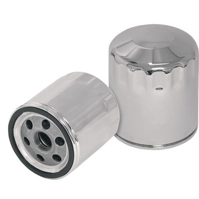 S&S Cycle Oil Filter Chrome for Harley-Davidson Electra-Glide Classic FLHTC/I 1999-2013