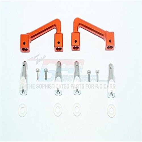 GPM For Tamiya T3-01 Dancing Rider Trike Upgrade Parts Aluminum Body Mount & Stabilizer - 14Pc Set Orange