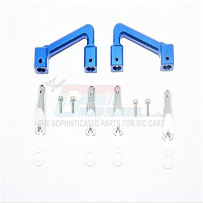 GPM For Tamiya T3-01 Dancing Rider Trike Upgrade Parts Aluminum Body Mount & Stabilizer - 14Pc Set Blue