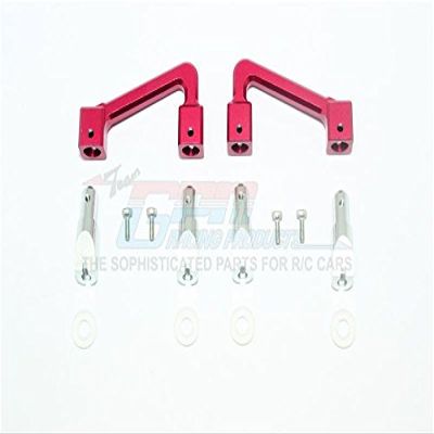 GPM For Tamiya T3-01 Dancing Rider Trike Upgrade Parts Aluminum Body Mount & Stabilizer - 14Pc Set Red