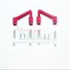 GPM For Tamiya T3-01 Dancing Rider Trike Upgrade Parts Aluminum Body Mount & Stabilizer - 14Pc Set Red view 1