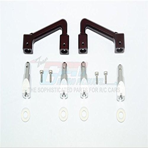 GPM For Tamiya T3-01 Dancing Rider Trike Upgrade Parts Aluminum Body Mount & Stabilizer - 14Pc Set Brown