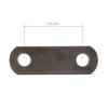 The ROP Shop | (2) Trailer Leaf Spring Shackle Straps 9/16" Holes for Boat Trailer Axle 2-Hole view 3