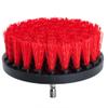 DUOSHIDA Drill Brush Soft Medium Stiff Bristle Powered Scrub Attachments Cleaning Kit for Bathroom Shower Grout Carpet Tires Boats Ceramic Marble Wheels Glass Carpets Upholstery (3''+4''+5'') view 4