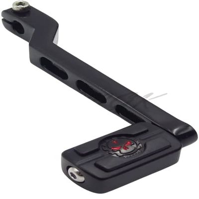 HONGK- Rear Heel Shift Lever SKULL Shifter Peg Compatible with H-D Road Glide 2018 17 16 15 Black [B07D7P7T8X]