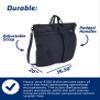 FlyBoys - Jumbo Helmet Bag - Ultra-Durable - Maximum Protection - Shock Absorption - Water Resistant - 7 Storage Pockets - Padded Handles - FOD Prevention - Black view 3