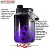 WraptorSkinz Skin Decal Wrap Compatible with Yeti Half Gallon - HEX Purple - JUG NOT INCLUDED view 2