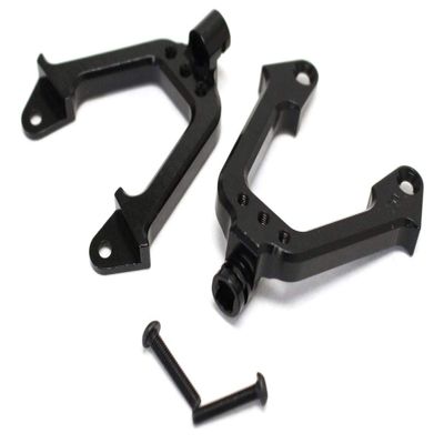 Racers Edge 1832Bk SCX10 Aluminum Rear Shock Tower Hoops, Black