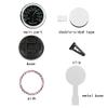 idain Car Dashboard Thermometer - Mini Vehicle Thermometer Decoration Air Vent Cilp (Pink) view 2