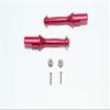 GPM For Tamiya T3-01 Dancing Rider Trike Upgrade Parts Aluminum Rear Wheel Shaft - 1Pr Set Red view 1