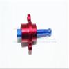 GPM For Tamiya T3-01 Dancing Rider Trike Upgrade Parts Aluminum Rear Wheel Shaft - 1Pr Set Red view 3
