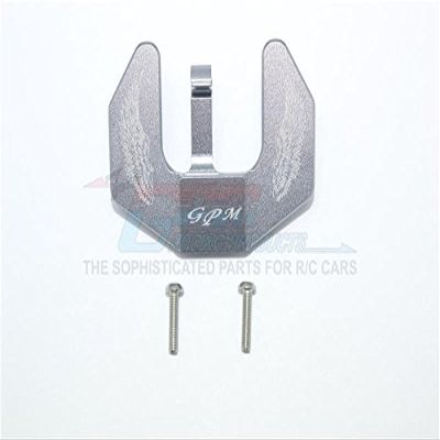 GPM For Tamiya T3-01 Dancing Rider Trike Upgrade Parts Aluminum Rear Wing Transponder Deck -1Pc Set Gray Silver