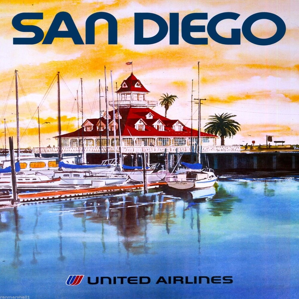 Magnet San Diego California Del Coronado United States Travel Advertisement Magnet