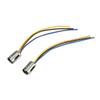uxcell 2pcs 3 Wire 1157 LED Brake Stop Light Bulb Car Extension Socket Holder Wire Harness Connector Adapter Universal Replacement view 1