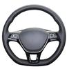 MEWANT Stitch On Custom Fit Steering Wheel Cover for Golf 7 Mk7 Neue view 1