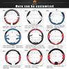 MEWANT Stitch On Custom Fit Steering Wheel Cover for Golf 7 Mk7 Neue view 4