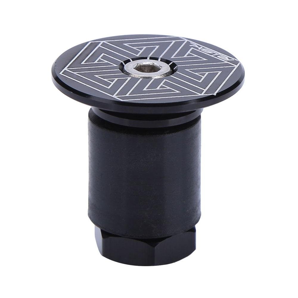 Handlebar Bar End Plugs, Aluminum Comfortable Handlebar End Plug with Silicone Grip for Most Hexagon, 2 Pcs