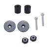 Handlebar Bar End Plugs, Aluminum Comfortable Handlebar End Plug with Silicone Grip for Most Hexagon, 2 Pcs view 2