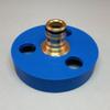 3D Cabin Motorhome Water Filler Cap Hose Connector Upgraded Brass Nozzle Quick Clean Fill Your Water Tank/Adapter Blue view 1