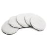 uxcell 5pcs 5inch Polishing Pad Faux Wool Buffing Waxing Pads for Automotive Car Wheels Hub Cleaner White view 1
