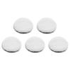uxcell 5pcs 5inch Polishing Pad Faux Wool Buffing Waxing Pads for Automotive Car Wheels Hub Cleaner White view 4