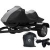 Weatherproof Max Jet Ski Cover Compatible with 2010-2017 SEA DOO Wake Pro 215 All Weather Protects from Rain, Sun, UV & More Includes Trailer Straps & Storage Bag view 1