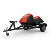 Weatherproof Max Jet Ski Cover Compatible with 2003-2004 Polaris MSX 140 RED/Black Color Trailerable Protects from Rain, Sun, and More! Includes Trailer Straps and Storage Bag view 1