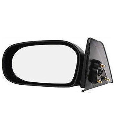 Koolzap Compatible with 95-99 Tercel Rear View Mirror Manual Non-Folding Black Textured Driver Side