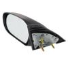 Koolzap Compatible with 95-99 Tercel Rear View Mirror Manual Non-Folding Black Textured Driver Side view 3