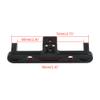RCLions CNC Aluminum Adjustable Drop Trailer Hitch Receiver for Axial SCX10-II 90046 1/10 RC Crawler Car view 2