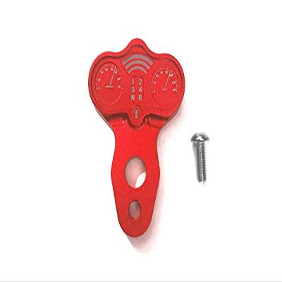 GPM For Tamiya T3-01 Dancing Rider Trike Upgrade Parts Aluminum Tree Cap Stabilizer With Speedo -2Pc Set Red