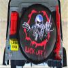 Skeleton Print Spare Tire Cover For TRX-4 Defender (82056-4) And TRX-4 Tactical Unit (82066-4) - 1Pc Black view 2