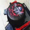 Skeleton Print Spare Tire Cover For TRX-4 Defender (82056-4) And TRX-4 Tactical Unit (82066-4) - 1Pc Black view 3