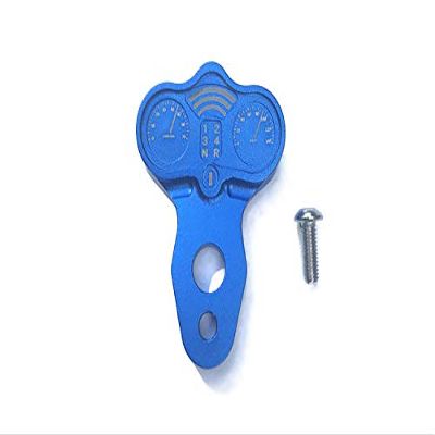 GPM For Tamiya T3-01 Dancing Rider Trike Upgrade Parts Aluminum Tree Cap Stabilizer With Speedo -2Pc Set Blue