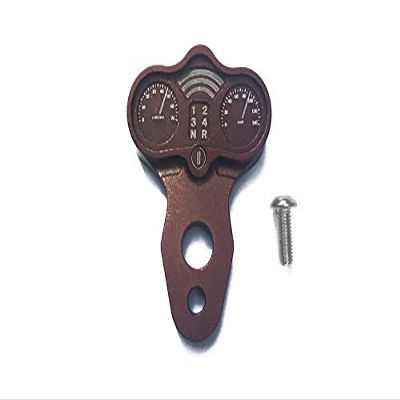 GPM For Tamiya T3-01 Dancing Rider Trike Upgrade Parts Aluminum Tree Cap Stabilizer With Speedo -2Pc Set Brown
