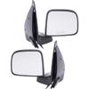 Driver and Passenger Manual Side View Mirrors Replacement for Ford Mazda Pickup Truck ZZP069180 F87Z17682SAA view 1