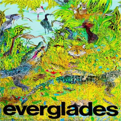 Magnet The Everglades Florida Vintage United States Travel Advertisement Art Magnet