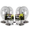 PowerStop Z26 Street Performance Brake Pad Rotor Kit Front & Rear K5801-26 view 1