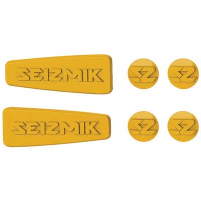 Seizmik Pursuit UTV Side View Mirrors Color Accent Kit Yellow for Yamaha Wolverine X4 2018