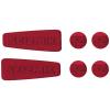 Seizmik Pursuit UTV Side View Mirrors Color Accent Kit Red for Polaris RANGER 800 EFI 2013-2014 view 2