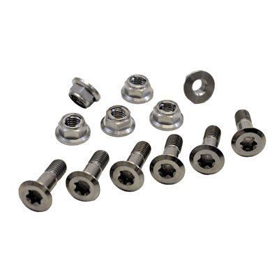 Warp 9 Titanium Sprocket Bolt Set for Husqvarna WXE 260 1991
