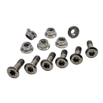 Warp 9 Titanium Sprocket Bolt Set for Husqvarna WXE 260 1991