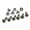 Warp 9 Titanium Sprocket Bolt Set for Husqvarna WXE 260 1991 view 1
