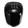 CoCocina 6 Speed Gear Shift Knob Cap Cover For Ford Focus Fiesta Replacement Black Chrome - Black view 1