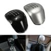 CoCocina 6 Speed Gear Shift Knob Cap Cover For Ford Focus Fiesta Replacement Black Chrome - Black view 3