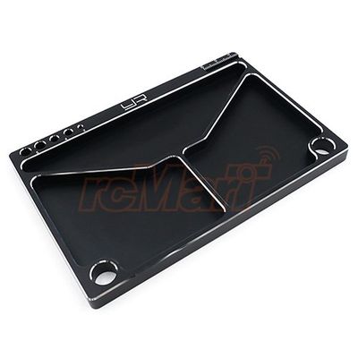 Yeah Racing Aluminum Parts Tray 14.5 X 9.5 X 5 cm Black #YA-0571BK