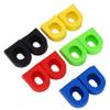 Tbest Chainstay Protector,ycle Crank Arm Boots Soft Cover Silicon Sleeve Crank Protector Gear Set (Pack of 2)(Red) crank arm boots view 2