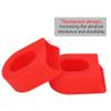 Tbest Chainstay Protector,ycle Crank Arm Boots Soft Cover Silicon Sleeve Crank Protector Gear Set (Pack of 2)(Red) crank arm boots view 4